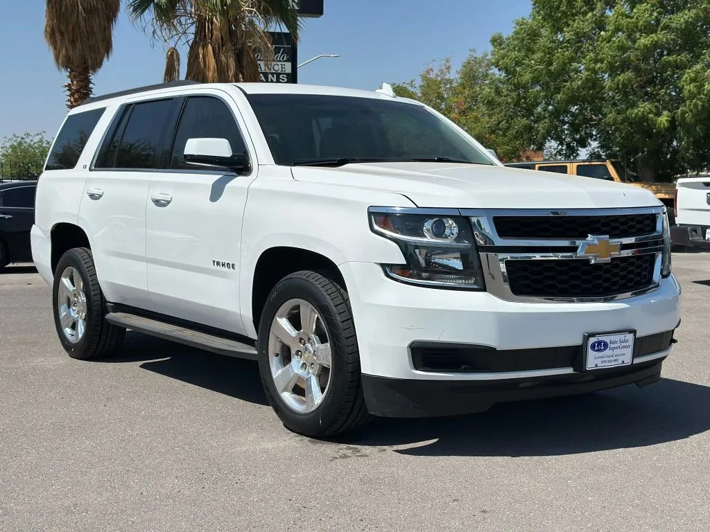 White 2015 Chevrolet Tahoe LS Sport Utility 4D for sale in Las Cruces, NM