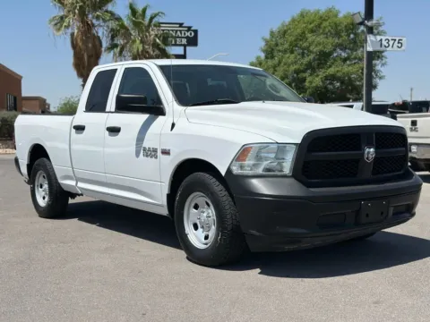 White 2016 Ram 1500 Quad Cab Tradesman Pickup 4D 6 1/3 ft for sale in Las Cruces, NM
