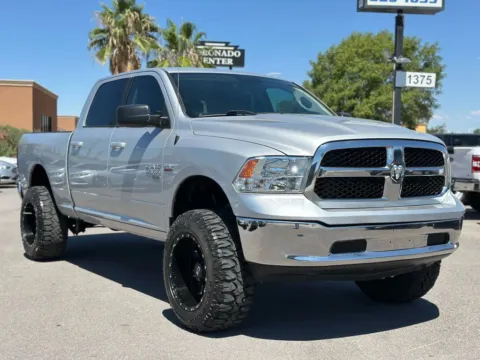 Silver 2019 Ram 1500 Classic Crew Cab SLT Pickup 4D 6 1/3 ft for sale in Las Cruces, NM