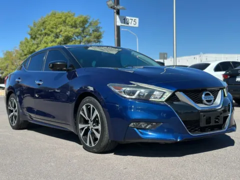 Blue 2017 Nissan Maxima S (2017.5) Sedan 4D for sale in Las Cruces, NM