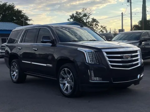 Gray 2017 Cadillac Escalade Premium Luxury Sport Utility 4D for sale in Las Cruces, NM