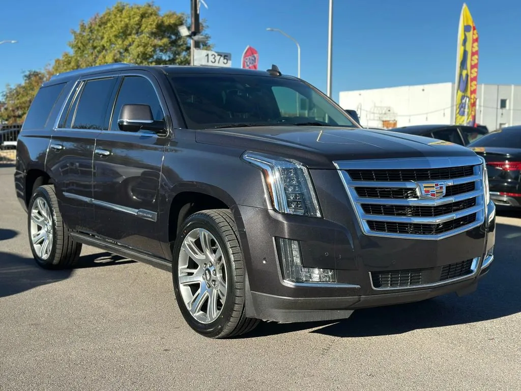 Gray 2017 Cadillac Escalade Premium Luxury Sport Utility 4D for sale in Las Cruces, NM