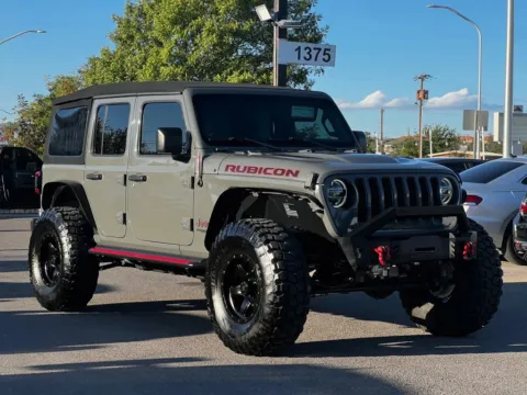Gray 2020 Jeep Wrangler Unlimited Rubicon Sport Utility 4D for sale in Las Cruces, NM