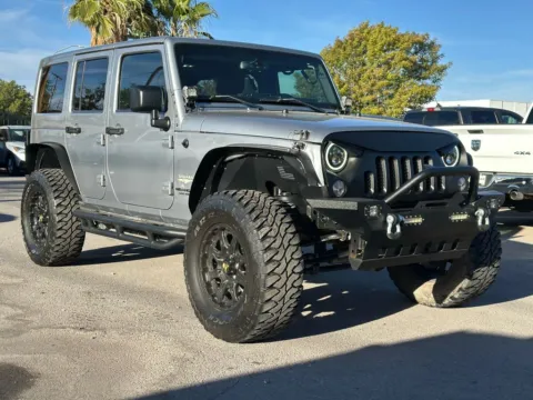 Silver 2015 Jeep Wrangler Unlimited Sahara Sport Utility 4D for sale in Las Cruces, NM