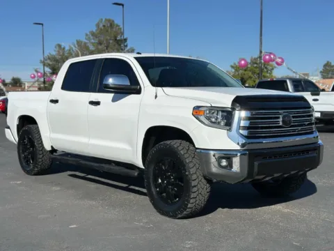 White 2019 Toyota Tundra CrewMax 1794 Edition Pickup 4D 5 1/2 ft for sale in Las Cruces, NM