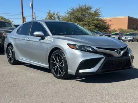 Silver 2021 Toyota Camry SE Sedan 4D for sale in Las Cruces, NM