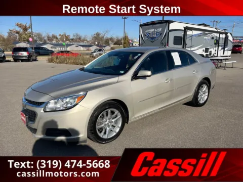 Silver 2014 Chevrolet Malibu LT for sale in Cedar Rapids, IA