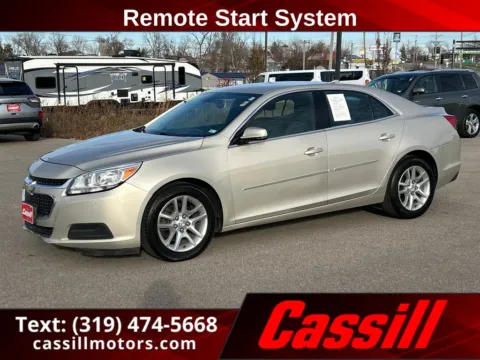 Silver 2014 Chevrolet Malibu LT for sale in Cedar Rapids, IA