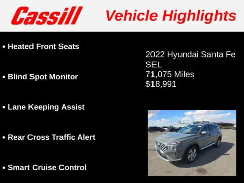 Another view of 2022 Hyundai Santa Fe SEL for sale in Cedar Rapids, IA at Cassill Motors