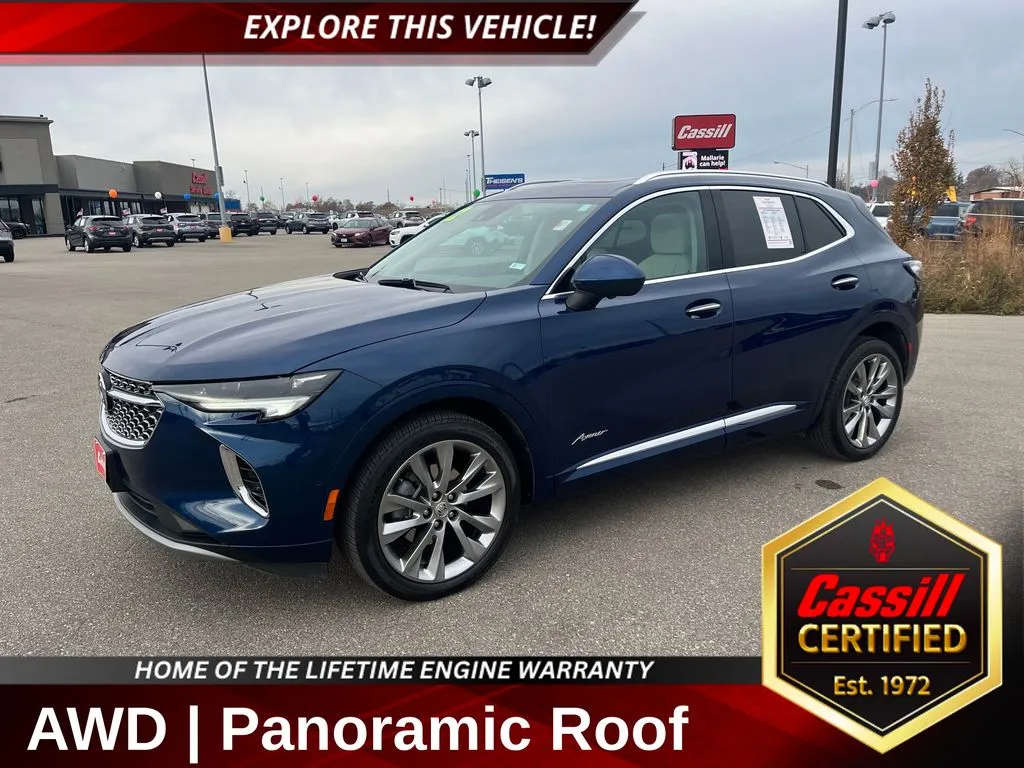 Blue 2022 Buick Envision Avenir for sale in Cedar Rapids, IA