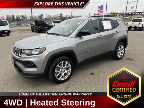 Silver 2024 Jeep Compass Latitude Lux for sale in Cedar Rapids, IA