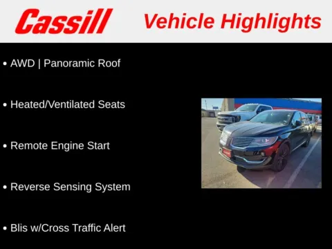 Another view of 2016 Lincoln MKX Reserve for sale in Cedar Rapids, IA at Cassill Motors