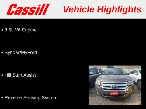 Another view of 2013 Ford Edge SEL for sale in Cedar Rapids, IA at Cassill Motors