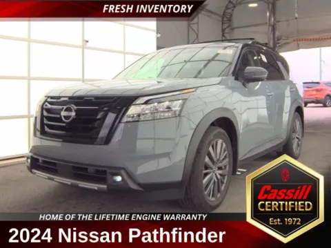 Gray 2024 Nissan Pathfinder SL for sale in Cedar Rapids, IA