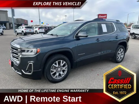 Blue 2020 GMC Acadia SLT for sale in Cedar Rapids, IA