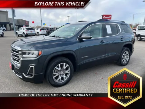 Blue 2020 GMC Acadia SLT for sale in Cedar Rapids, IA