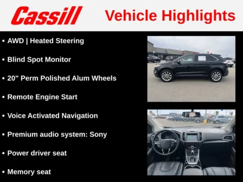 More photos of 2017 Ford Edge Titanium at Cassill Motors, IA