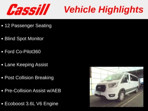 Another view of 2023 Ford Transit-350 XLT for sale in Cedar Rapids, IA at Cassill Motors