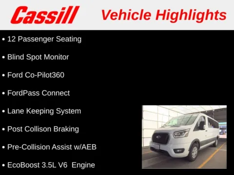 Another view of 2023 Ford Transit-350 XLT for sale in Cedar Rapids, IA at Cassill Motors