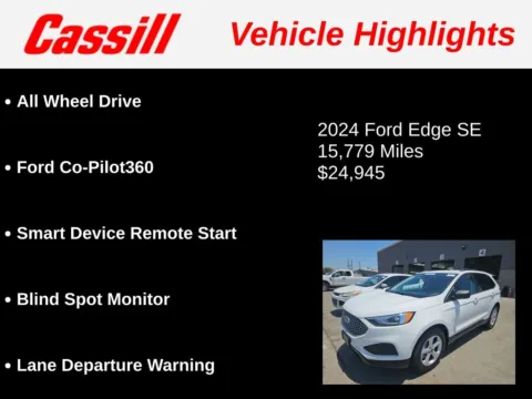 Another view of 2024 Ford Edge SE for sale in Cedar Rapids, IA at Cassill Motors