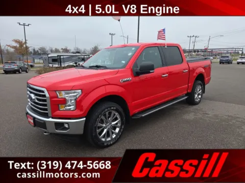 Red 2017 Ford F-150 XLT for sale in Cedar Rapids, IA