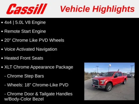 Another view of 2017 Ford F-150 XLT for sale in Cedar Rapids, IA at Cassill Motors