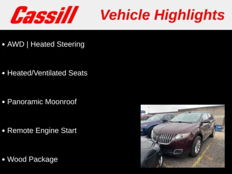 Another view of 2011 Lincoln MKX for sale in Cedar Rapids, IA at Cassill Motors