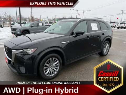 Black 2024 Mazda CX-90 PHEV Preferred for sale in Cedar Rapids, IA