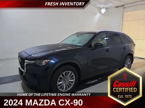 Blue 2024 Mazda CX-90 3.3 Turbo Preferred for sale in Cedar Rapids, IA