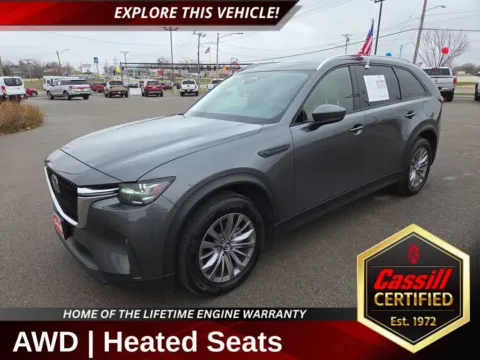 Gray 2024 Mazda CX-90 3.3 Turbo Preferred for sale in Cedar Rapids, IA