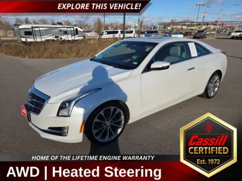 White 2015 Cadillac ATS 2.0L Turbo Luxury for sale in Cedar Rapids, IA