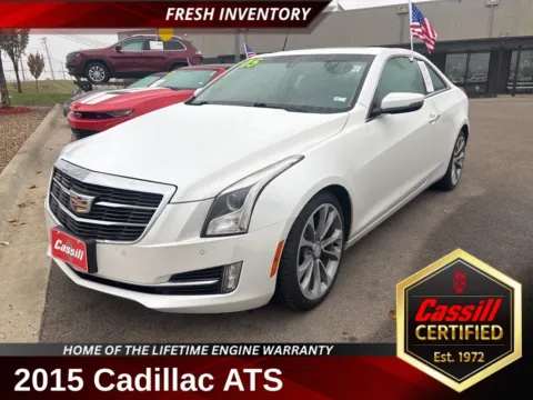 White 2015 Cadillac ATS 2.0L Turbo Luxury for sale in Cedar Rapids, IA