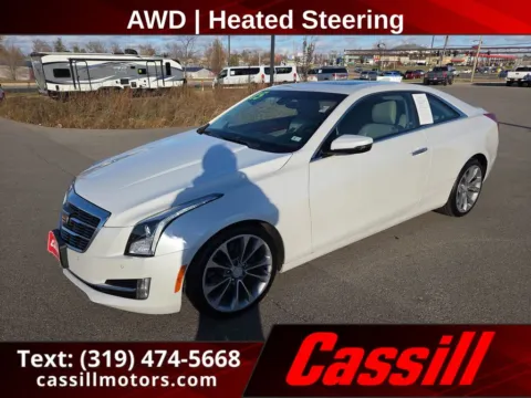 White 2015 Cadillac ATS 2.0L Turbo Luxury for sale in Cedar Rapids, IA
