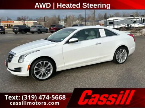 White 2015 Cadillac ATS 2.0L Turbo Luxury for sale in Cedar Rapids, IA