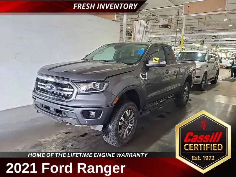 Gray 2021 Ford Ranger Lariat for sale in Cedar Rapids, IA