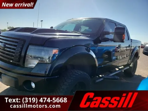 Black 2014 Ford F-150 FX4 for sale in Cedar Rapids, IA