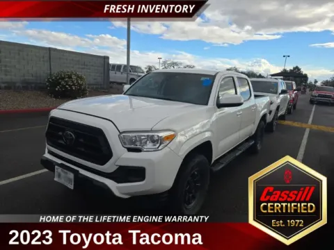 White 2023 Toyota Tacoma SR for sale in Cedar Rapids, IA