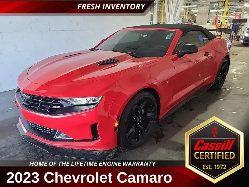 Red 2023 Chevrolet Camaro 2LT for sale in Cedar Rapids, IA