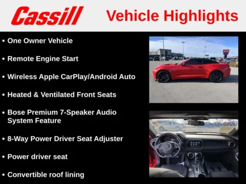 More photos of 2023 Chevrolet Camaro 2LT at Cassill Motors, IA