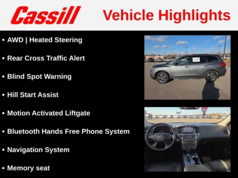 More photos of 2018 Nissan Pathfinder SL at Cassill Motors, IA