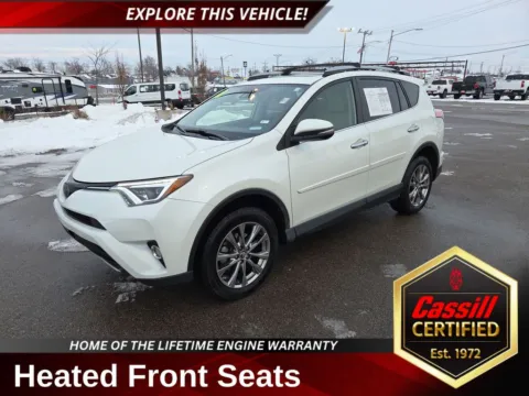 White 2018 Toyota RAV4 Limited for sale in Cedar Rapids, IA