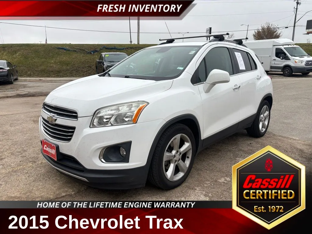 White 2015 Chevrolet Trax LTZ for sale in Cedar Rapids, IA