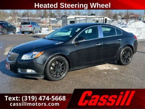 Black 2013 Buick Regal Premium II for sale in Cedar Rapids, IA