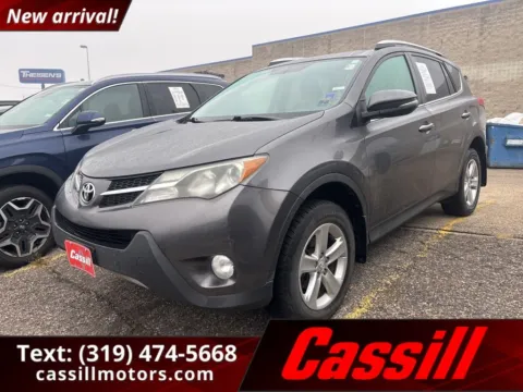 Black 2014 Toyota RAV4 XLE for sale in Cedar Rapids, IA