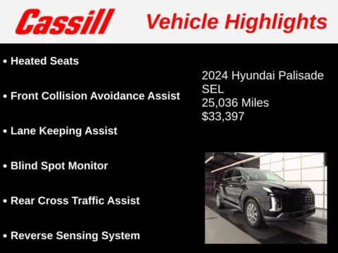 Another view of 2024 Hyundai Palisade SEL for sale in Cedar Rapids, IA at Cassill Motors
