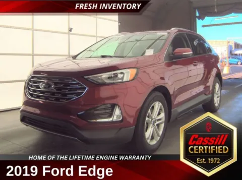 Red 2019 Ford Edge SEL for sale in Cedar Rapids, IA