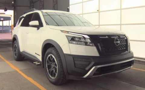 Photos of 2023 Nissan Pathfinder Rock Creek for sale in Cedar Rapids, IA at Cassill Motors