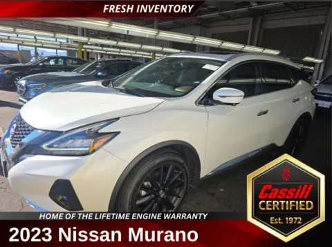 White 2023 Nissan Murano Platinum for sale in Cedar Rapids, IA