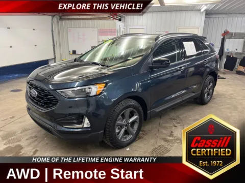 Blue 2024 Ford Edge SEL for sale in Cedar Rapids, IA