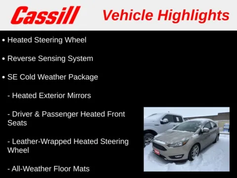 Another view of 2015 Ford Focus SE for sale in Cedar Rapids, IA at Cassill Motors